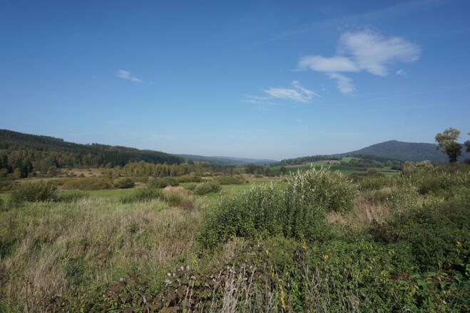 Landschaft bei Nemanice - rechts der Stary Herstein