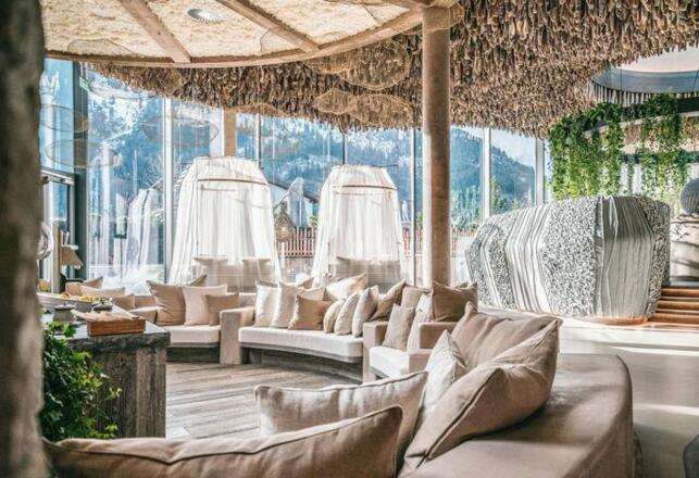 Getränke- und Snackbar in unserem Pure Oranic SPA