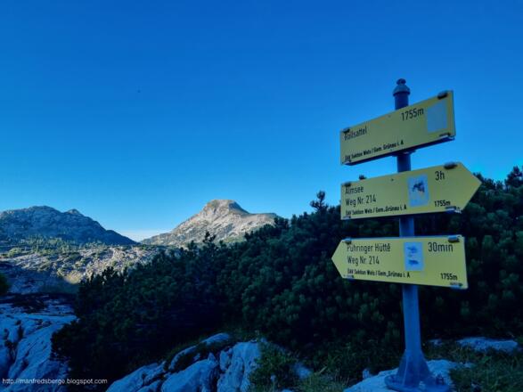 Röllsattel auf 1755m