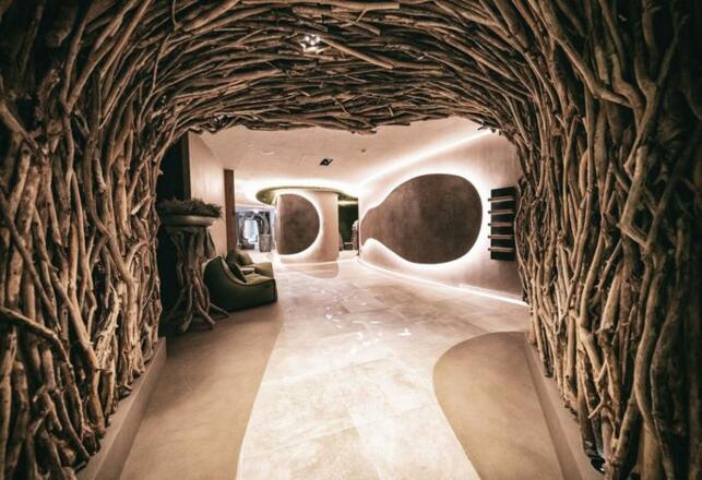 Eingang in unseren Organic Spa Bereich