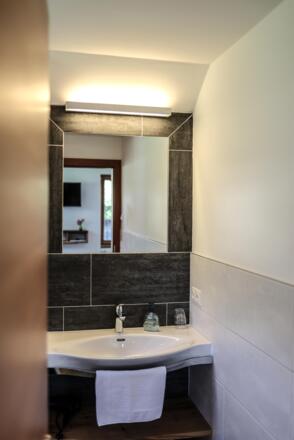 Badezimmer im Haus Isser