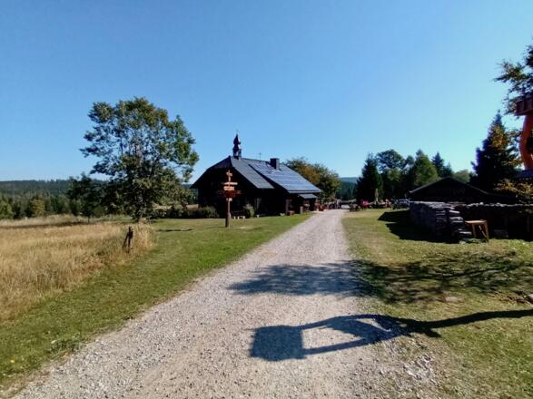Einkehrmöglichkeit am Weg nach Strazny