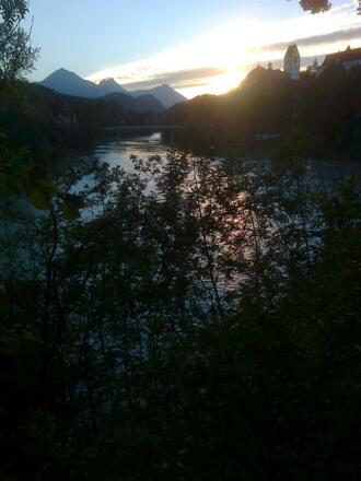 Sonnenuntergang bei Füssen