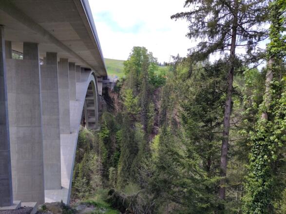 Echelsbacher Brücke zwischen Rottenbuch und Bad Bayersoien