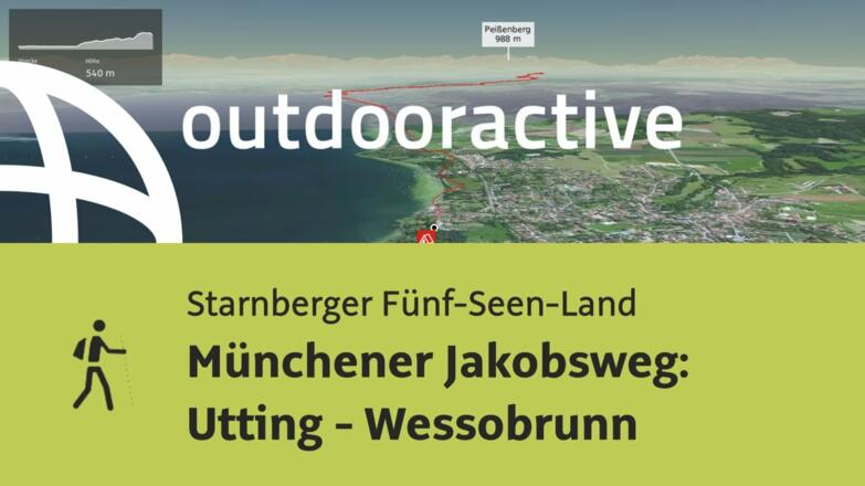 Pilgerweg in Pfaffenwinkel: Münchener Jakobsweg: Utting - Wessobrunn