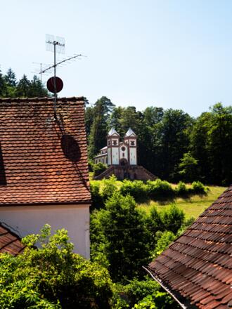 Aussicht auf die Gruftkappe St. Maria