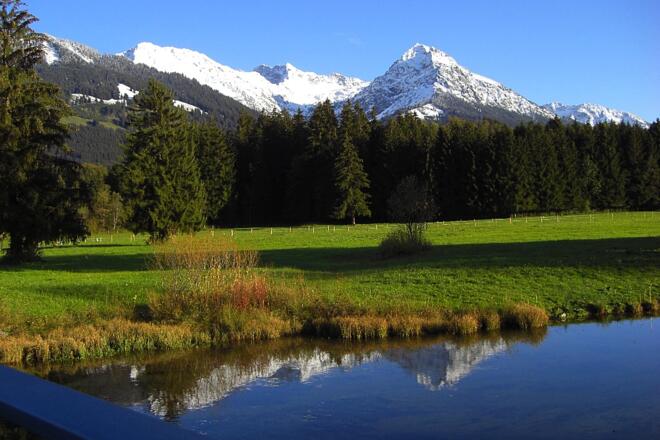 Rubihorn , Entschenkopf im Grundbachspiegel