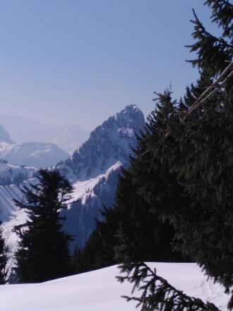 Ein erhaschter Blick auf Roß- und Buchstein