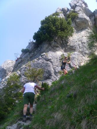 unter dem Gipfelfels