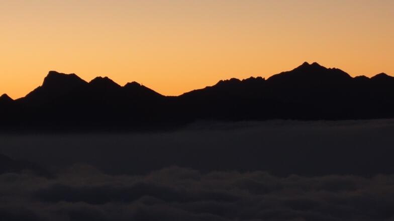Sonnenaufgang Magdeburgerhütte 2423m