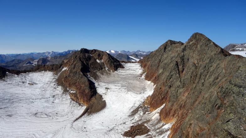 Östl. (3267m) und westl. Feuerstein