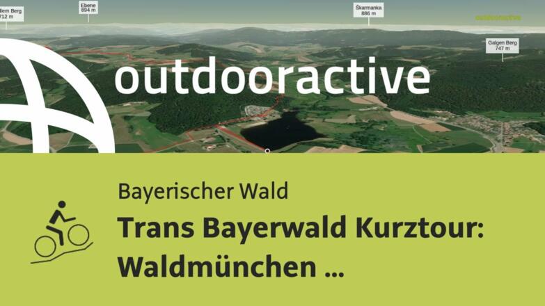 Mountainbike-tour im Bayerischen Wald: Trans Bayerwald Kurztour: Waldmünchen Perlsee und Silbersee