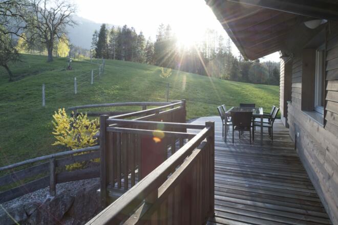Loggia Waldesche mit Blick ins Grüne