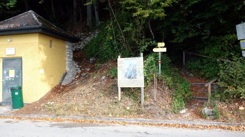 Einstieg zum Hernlersteig ~425m