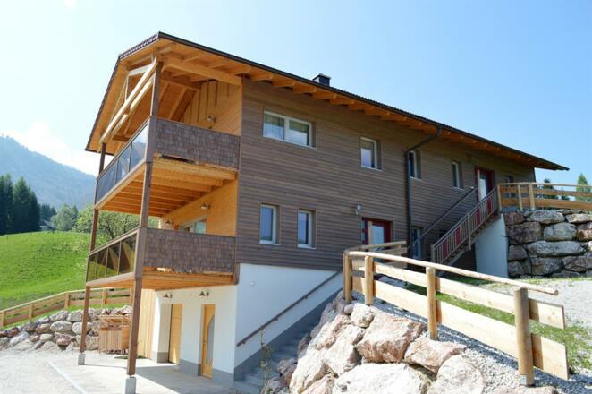 Winteransicht Ferienhaus Schwarzenbach