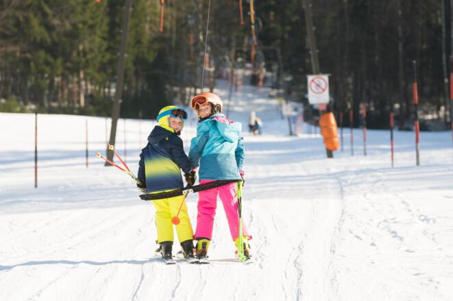 Skifahren am Kesselmannlift