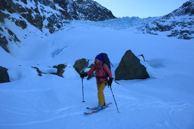Querung des unteren Gepatschferners