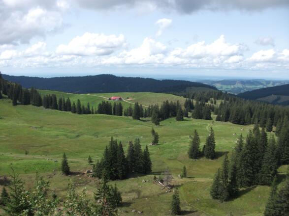 Gund-Alpe aus der Ferne
