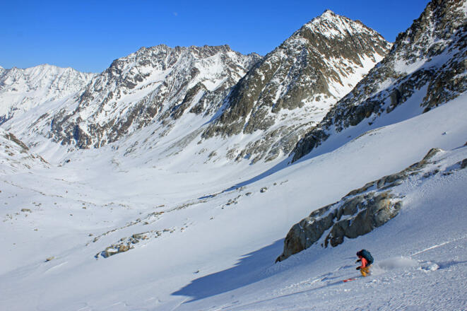 Abfahrt ins Taschachtal