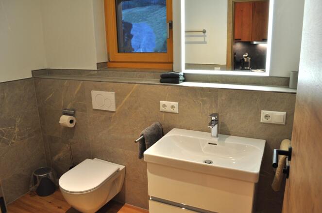 Ferienwohnung Terrasse Bad