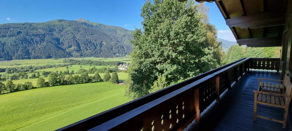 Blick vom Balkon