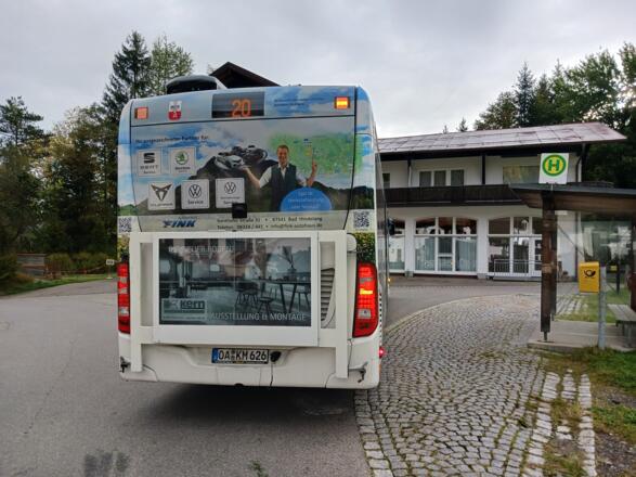 Bus 20 Endhaltestelle Gunzesried Säge