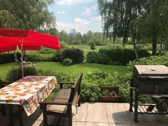 Gartenblick von Terrasse