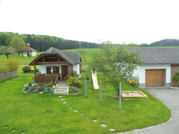 Blick aus der Ferienwohnung Mühltalblick