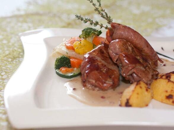 Scheinefilet im Parmaschinken-Mantel