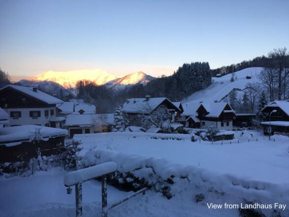 View from Landhaus Fay