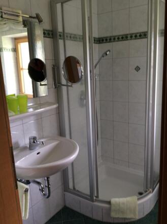 Wohnzimmer Ferienwohnung Bergblick