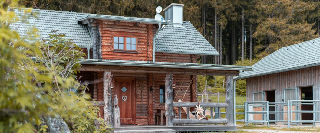 Außenansicht Blockhaus