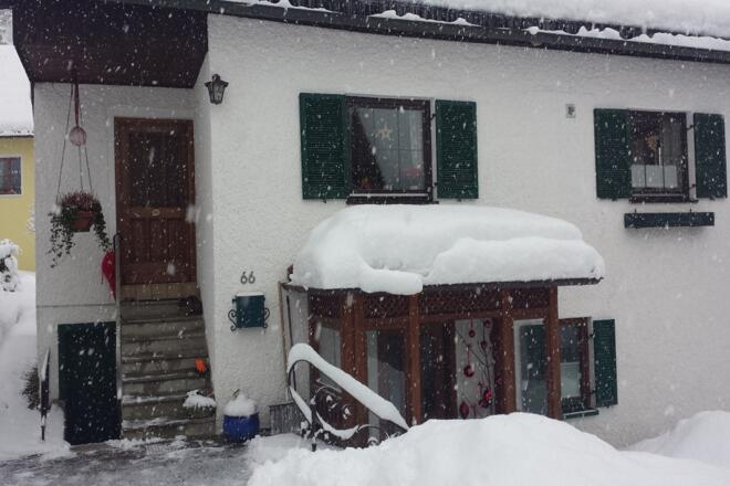 Haus 66 im Winter