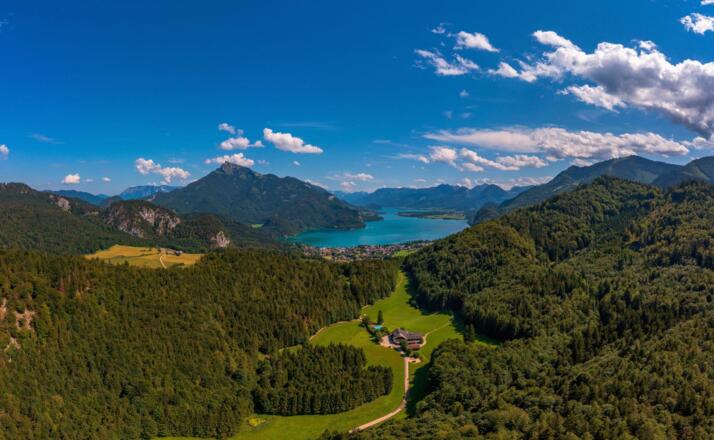 Flugaufnahme - Wolfgangsee
