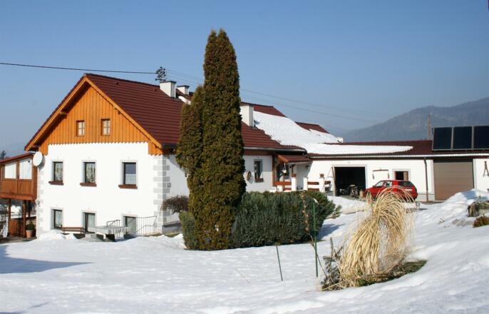 Haus im Schnee