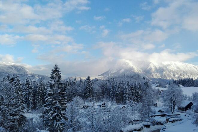 Ausblick vom Balkon