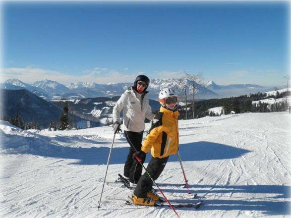 Winterpanorama im Skigebiet