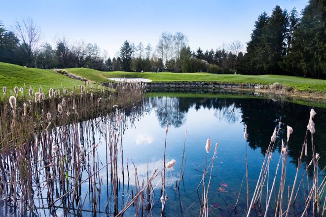 Dieses Wasser gilt es auf der 11 zu überwinden.
