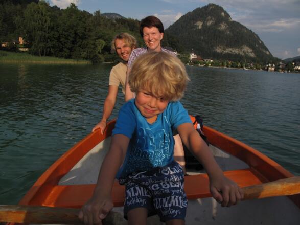 Ruderboot am Fuschlsee