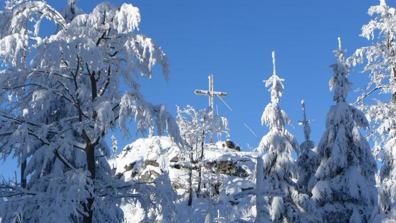 Hochfichtgipfel im Winter
