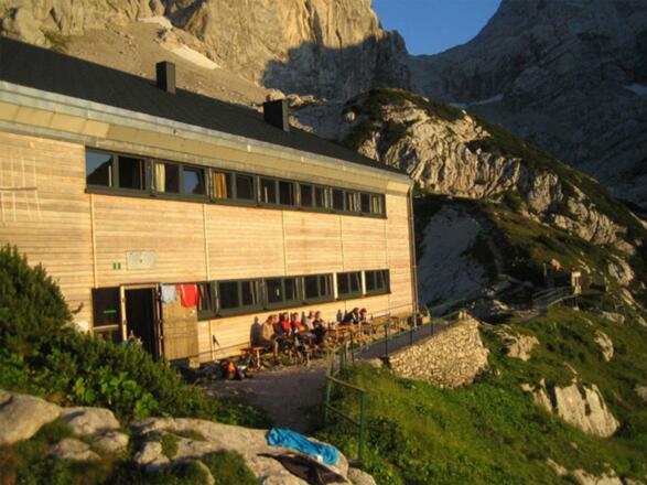 Welser Hütte Abendsonne