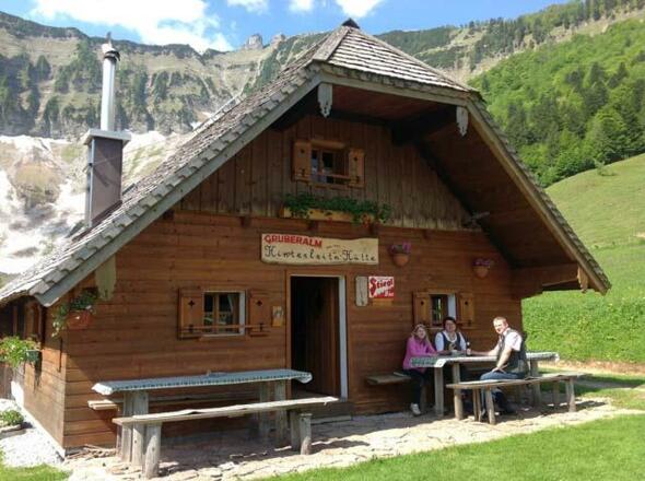 Hinterleitenhütte auf der Gruberalm