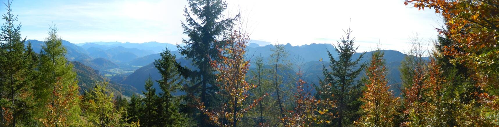 Panorama beim Aufstieg