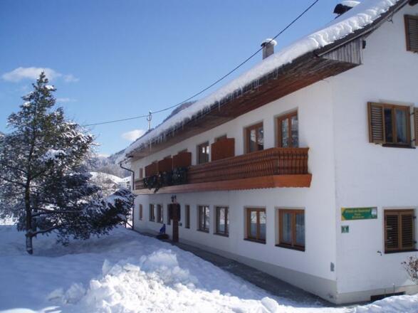 Winteransicht Haus Steinwänd