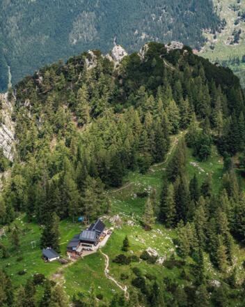 Hochkogelhütte von oben