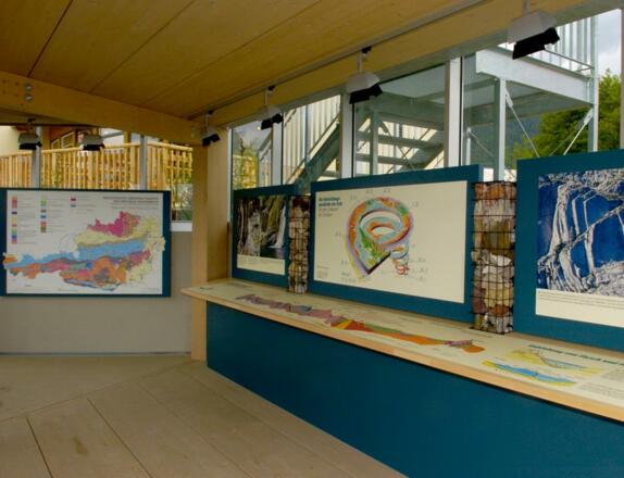 Ausstellung im Nationalpark Panoramaturm