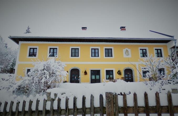 Unser Haus im Winter