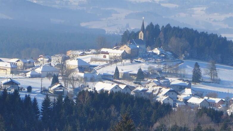 Winteraussicht  auf schwarzenberg