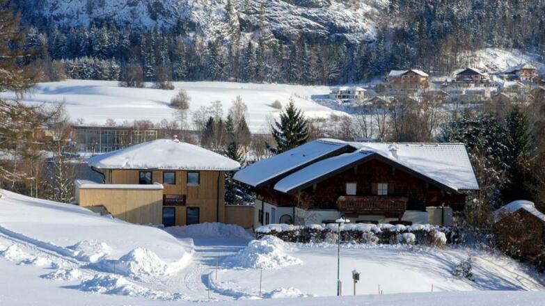 Blick auf den Fuschlsee im Winter