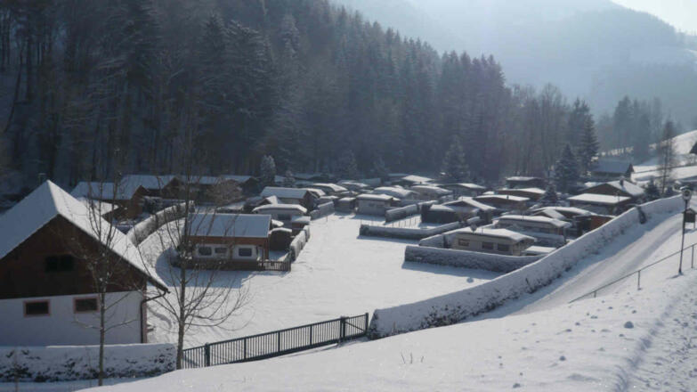 Winter am Campingplatz Pfaffenlehen